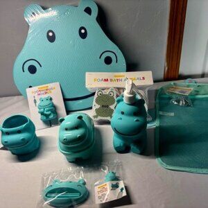 Hippo Bathtime Set - Target's Bulleye Playground 8 PCS - BRAND NEW IN PACKAGING